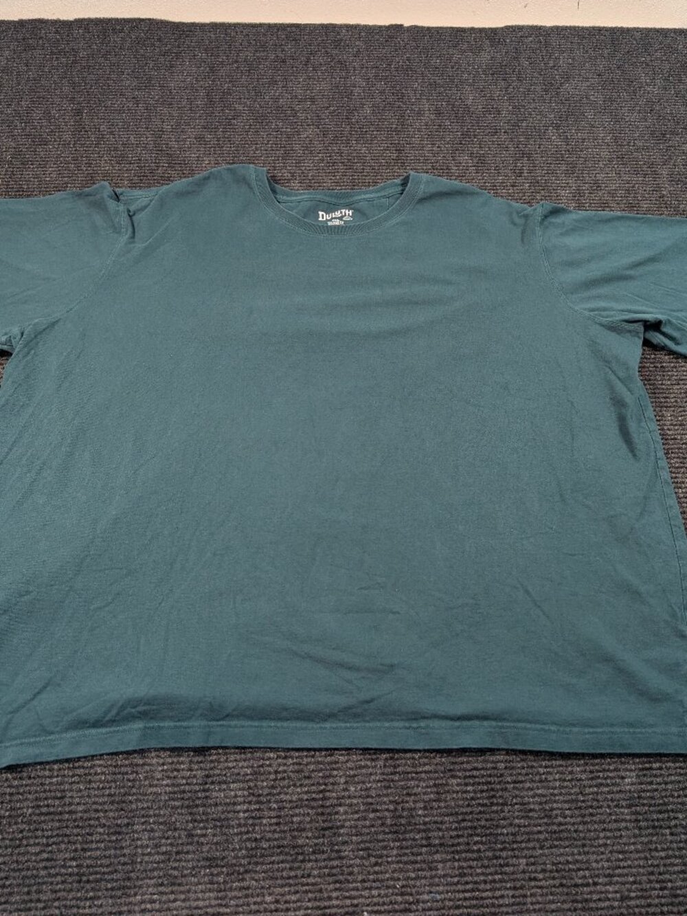 Duluth Trading Co Men's 4XL Longtail T-Shirt Green Short Sleeve Heavyweight Big